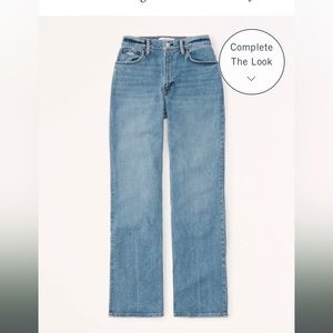 Abercrombie Curve Love High Rise Jeans